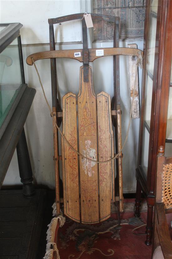 Victorian toboggan